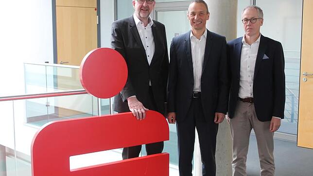 Die Vorstände der Sparkasse Bodensee Franz Bernhard Bühler, Lothar Mayer und Christoph Müller (von links).