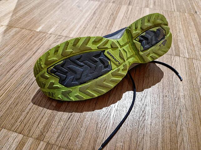 Die Wanderschuhe haben nach der 640-Kilometer-Tour ein Paar neue Sohlen nötig.