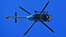 Der Polizeihubschrauber kreiste in der Nacht zum Donnerstag über der Stadt.