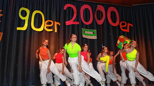 Die Hip Hop Gruppe des TV Nenzingen sorgte mit &bdquo;Back to the 1990s and 2000s&ldquo; für einen euphorischen Start in den Bunten ...