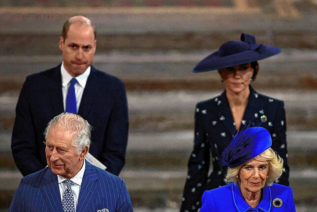 Die Royals auf einer Archivaufnahme des Commonwealth Days aus 2023. Dieses Jahr findet der Feiertag am elften März statt. Ob König ...