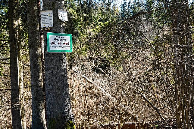 Noch ist die Engeschlucht gesperrt. Es gilt als zu gefährlich, dort zu wandern.