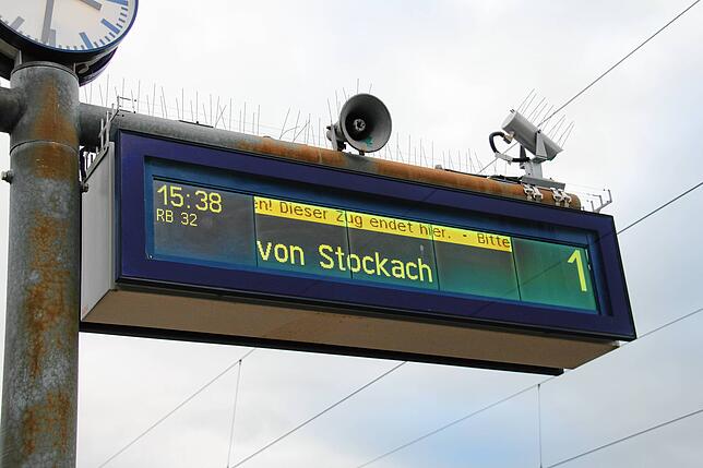 Infolge des Notfallfahrplans zwischen Radolfzell und Stockach entstehen unter der Woche Lücken im Fahrplan &ndash; hier eine ...