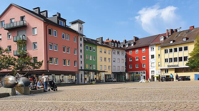 Der Adenauerplatz im September 2020