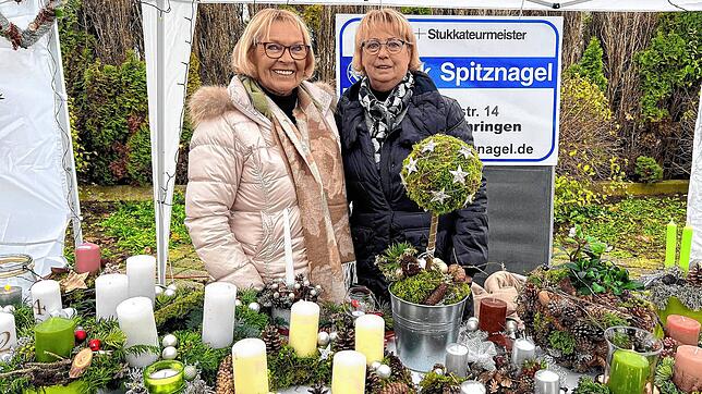 Viele Hobbykünstler präsentieren auf dem Lauchringer Adventsmarkt handgearbeitete Dekorationen.