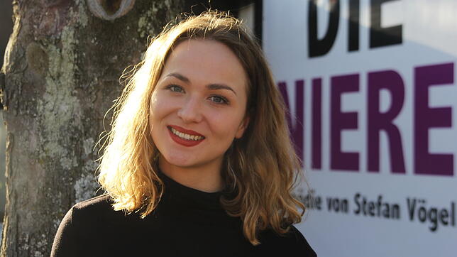 Gibt in &bdquo;Die Niere&ldquo; ihr Ensemble-Debut: Katharina Plank. Sie kommt frisch von der Schauspielschule an die Singener Bühne.