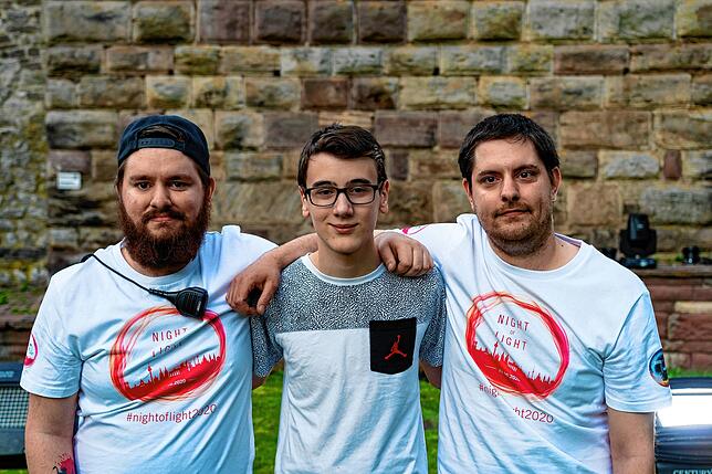 Die Veranstaltungs- und Kreativwirtschaft will auch Zusammenhalt in der Krise demonstrieren: Sebastian Jäckle (links) und sein Bruder ...