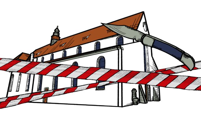 Vor der Dreifaltigkeitskirche kommt es am späten Samstagabend, 3. März 2012, zu einem tödlichen Angriff. Ein 26-Jähriger stirbt noch vor ...