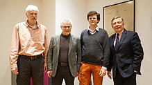 Der neu gewählte Beirat der Freunde der Jugendmusikschule (von links): Martin Schreiber, Clemens Rosenstiel, Peter Ludorf und der ...