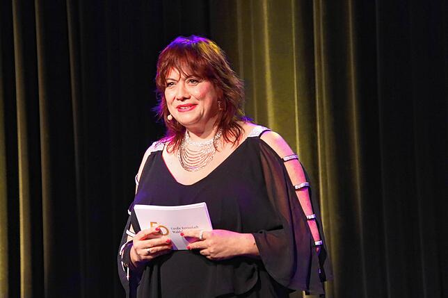 Silke Padova, Leiterin des Kinder- und Jugendreferats der Stadt Waldshut-Tiengen, moderierte den Neujahrsempfang in der Stadthalle Waldshut.