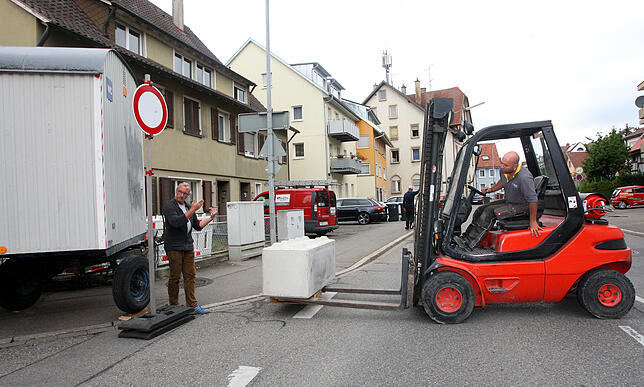 Bild 9: Wir zeigen Ihnen, was fleißige Hände im Hintergrund alles schaffen müssen, bevor das Wollmatinger Dorffest stattfinden kann