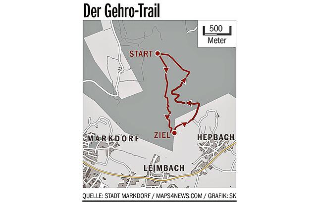 Bild 1: Auf der Mountainbike-Strecke Gehro-Trail tut sich wieder was