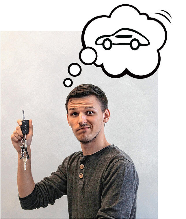 Sandro Kipar, 25, fährt fast jedes Wochenende durch ganz Baden-Württemberg. Dass er das Auto komplett mit öffentlichen Verkehrsmitteln ...