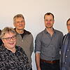 Die Organisatoren und Referenten der Tagung für Biolandwirte (von links): Carsten Scheper, Christine Desing-Kübler, Mathias Stein, ...