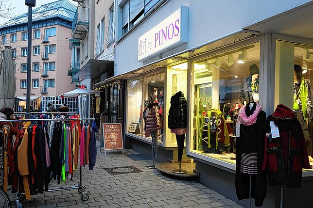 Auch &bdquo;Dizi&ldquo; in der Karlstraße macht das Geschäft zu.