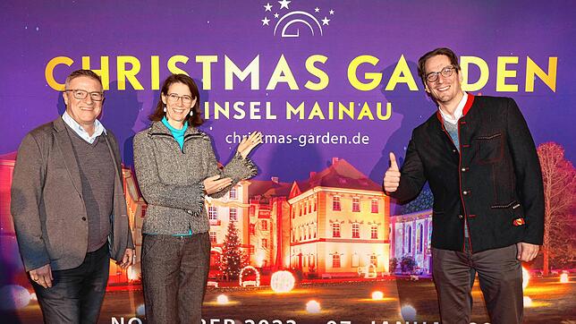 Bild : Insel Mainau: Bilder vom Start des Christmas Garden 2023 - Teil 2