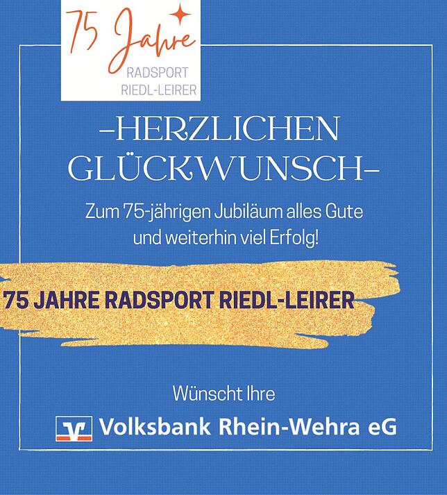 Bild 2: 75 Jahre Radsport Riedl-Leirer Bad Säckingen : Mit Qualität gut unterwegs