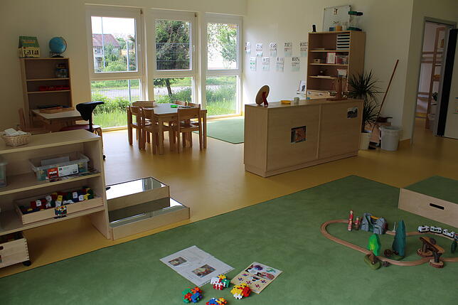 Ein Blick ins Innere: Der Spielbereich soll den Kindern genug Platz und viel Inspiration bieten &ndash; auch wenn es mal wuselig wird.