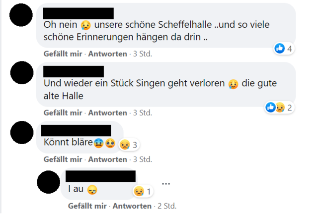 Bild 2: Trauer und Fassungslosigkeit über Verlust der Scheffelhalle: So reagiert das Netz