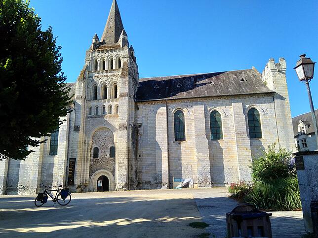 Und noch so ein altes Gemäuer: Die Kirche von Cunault.