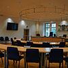 Einer der Gerichtssäle im Justizgebäude in Waldshut-Tiengen (Symbolbild). Zwei junge Männer müssen sich vor Gericht wegen mehrerer ...