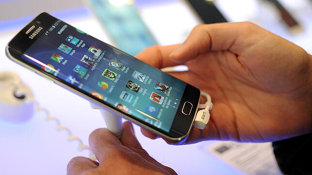 Ein Smartphone von Samsung.