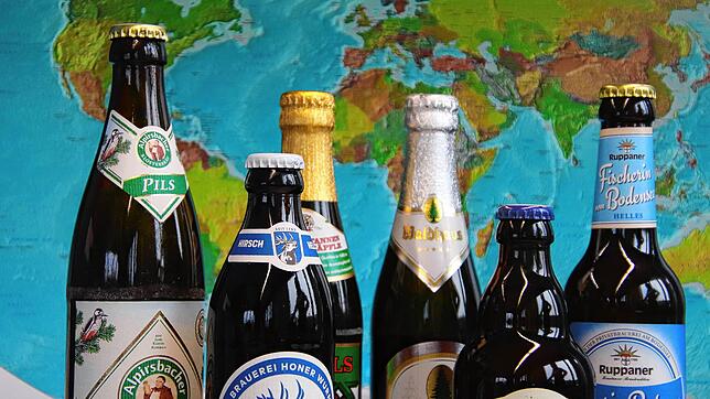 Brauereien aus der Region exportieren ihre Flaschen in eine Vielzahl von Ländern.