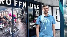 Geschäftsführer, Michael Remlinger, der nach der Gründungsphase, im November mit dem Prime Time Fitness-Center neue sportliche Akzente ...