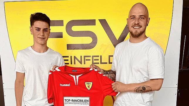 Verpflichtet: Antonio D‘Agostino wechselt von den A-JUnioren des FV Lörrach-Brombach zum Landesligisten FSV Rheinfelden. Rechts ...