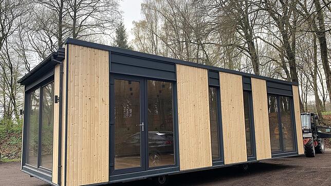 Statt der gewünschten Wohncontainer kommt die Mobilheim-Lösung (Bild) wieder ins Spiel. Der Nachteil: Sie sind weniger attraktiv und stabil.