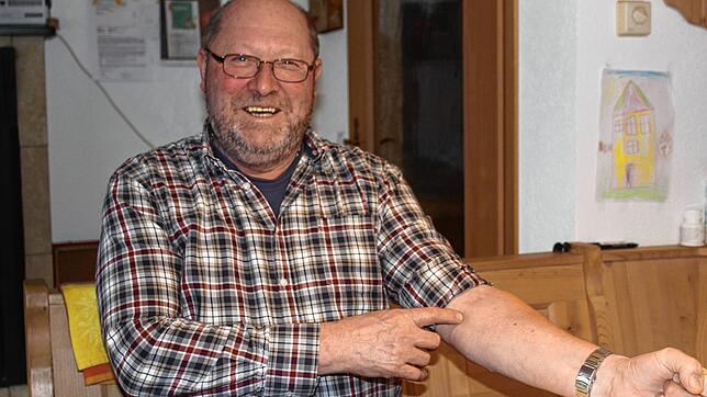 Ulrich Auer aus Mühlingen hat 75 mal Blut gespendet. Sein Wunsch ist, dass zukünftig viele Menschen seinem Vorbild folgen.