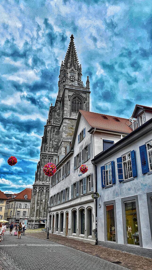 Blick aufs Konstanzer Münster.