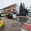 Traktoren rollen durch Friedrichshafen am 26. Januar