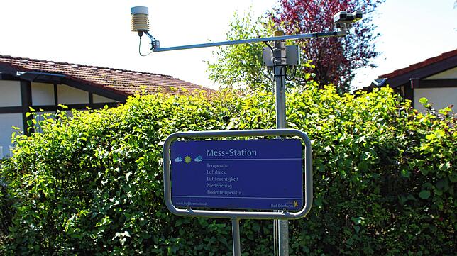 Im Feriendorf Öfingen steht das Wetterstudio Süd. Dort messen Meteorologen das Wetter für den Schwarzwald und die Umgebung. Unser Bild ...