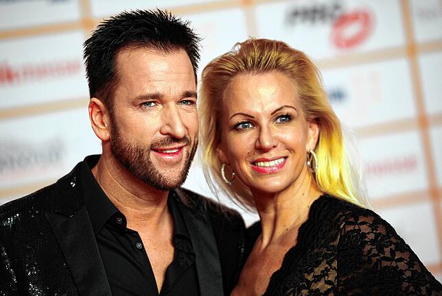 Michael Wendler 2014 mit seiner ersten Frau, Claudia Norberg.