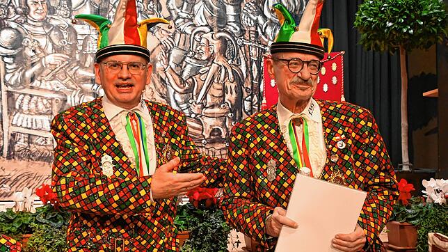 Bild : Bilder der Neuaufnahmen, Ehrungen und Laufnarren-Schläge in der Dreikönigsitzung des Narrengerichts