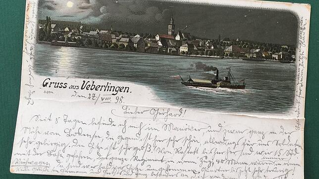 Eine historische Postkarte aus Überlingen. Sie stammt aus dem Fundus der ehemaligen SÜDKURIER-Redakteurin Gisela Felicitas Köhns.
