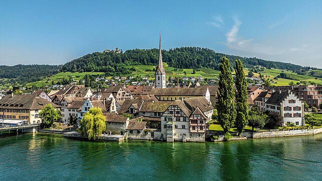 Das schweizerische Grenzstädtchen Stein am Rhein hat einige Sehenswürdigkeiten zu bieten.