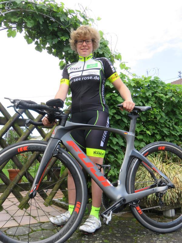 Gehörlosen-Radsportlerin Bianca Metz holte zwei Titel.