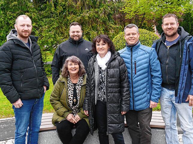 Die Gemeinderäte der Freien Wähler im aktuellen Gremium (von links): Martin Beschle, Marco Russo, Ulrike Maus, Heidi Schmidle, Ralf ...