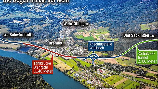 Bild : A98: Die Region gibt ein Signal an Berlin – allerdings mit Schönheitsfehlern