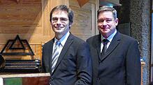 Markus Funck (rechts) und Matthias Flierl begeistern mit Werken der Romantik.