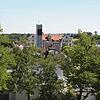 Das Jestetter Wohnviertel zwischen B27 und Bahnhof. Hier soll der 25 Meter hohe Mast gebaut werden, der den Kirchturm der evangelischen ...