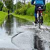 Der Radweg von Radolfzell nach Böhringen stand am Wochenende unter Wasser.