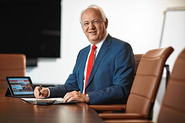 Heinz Rombach, Vorstandsvorsitzender der Sparkasse Hochrhein.