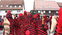 Die rot-schwarzen Gesellen werden in den nächsten Tagen eine tolle Dorffasnet in Hochemmingen gestalten.