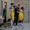 Jubel bei der HSG Konstanz II nach dem Derbysieg gegen Steißlingen.