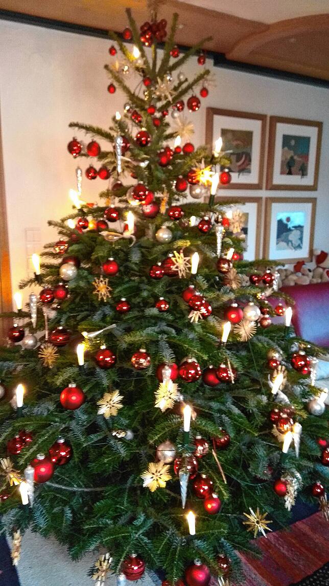 Sylvia Döbele aus Waldshut-Tiengen schickte dieses Foto ihres Weihnachtsbaums.