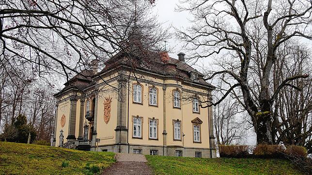 Blick von Süden auf die Schlossanlage.