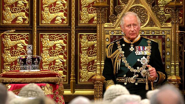 Der damalige Prinz Charles bei einer Rede im House of Lords in London. Am 6. Mai 2023 wird der König gekrönt.